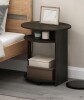 Furinno Tidur Walnut 18.9 in. W Nightstand New In Box $199