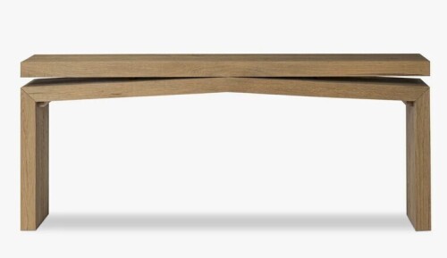 Four Hands Four Hands Matthes Console Table in Worn Oak New in Box $1499