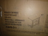 Canora Grey Torino 28" 2 Drawers Nightstand, White, New in Box $299 - 2