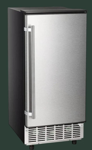 R.W. FLAME 80 Lb. Daily Production Clear Cube Ice Under-Counter/Freestanding Ice Maker for Commercial Use & Home Use $999