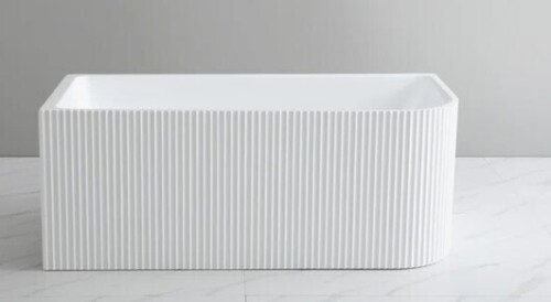 KDK HOME 59" x 29" Freestanding Bathtub Left Drain Acrylic Soaking Tub with Pop up Drain & Overflow KH-6LW-1500 New in Box $1899