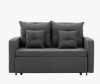 Ebern Designs 56" 3-in-1 Sleeper Sofa Convertible Square Arm Sofa Bed for Living Room Pull Out Couch with Cup Holders and USB in Gray New in Box $699