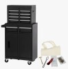 WFX Utility 5-Drawer Rolling Tool Storage Cabinet with Detachable Top Box and 154-Piece Tools Set New in Box $599