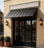 VEVOR Fixed Metal Awning 104 x 36 in, Window Awning Door Canopy, Stable Triangle Steel Frame Awnings for Doors Exterior Rain, Snow & Sunlight Protection for Door Entrance, Windows, Porches, Balconies New in Box $299