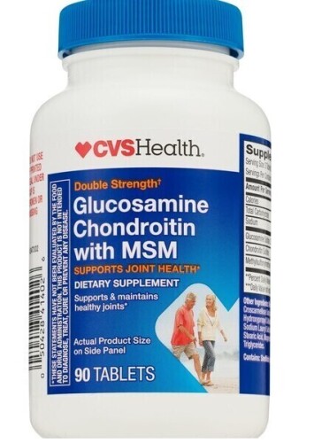 CVS Health Glucosamine Chondroitin with MSM Tablets, 90 CT New Best by 11/2027