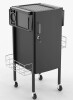 17 Stories Lockable Salon Trolley Cart With Folding Tray Holders, Metal Baskets And Wheels New In Box $299