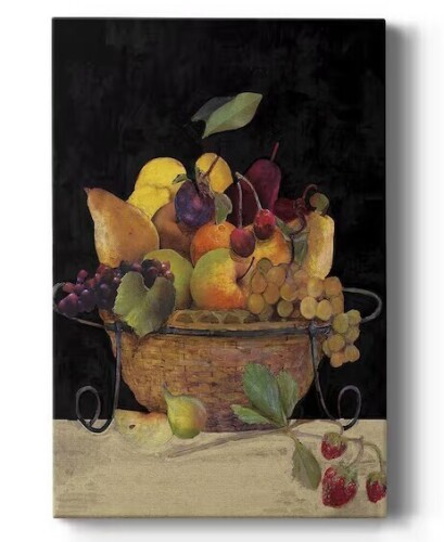 Wexford Home Fruit Basket II Revisit by Wexford Homes Unframed Giclee Home Art Print 36 in. x 24 in. New in Box $99