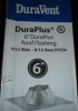DuraVent DuraPlus All-Fuel Chimney 6in. Diameter Roof Flashing, 0/12-6/12 New In Box $199 - 2