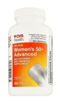 CVS Health Women's 50+ Advanced Multivitamin/Multimineral, 100 Tablets New Best by 10/2027