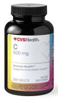 CVS Health Vitamin C 500mg, 250 Tablets New Best by 8/2027