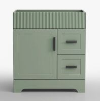 ECLIFE 30" Freestanding Single Bathroom Vanity Base, Green, New Open Box $399