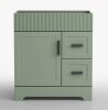 ECLIFE 30" Freestanding Single Bathroom Vanity Base, Green, New Open Box $399