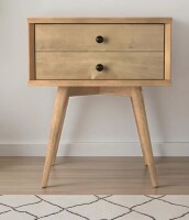 George Oliver Ashlie 2 Drawer Nightstand New Floor Model $299
