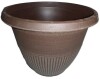 Southern Patio 12 in. Rene Bark Brush Plastic Planter New $39 - 2