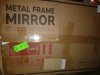 Ebern Designs Leaderville Aluminum Framed Shatterproof Rust-Resistant Bathroom Mirror, 24" x 36" New In Box $199 - 2