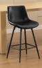 George Oliver Faux Leather Modern Low Back Counter Stool New Open Box $299