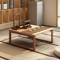 Ebern Designs Folding Coffee Table for Living Room, Bamboo Tea Table for Home New In Box $299