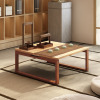 Ebern Designs Folding Coffee Table for Living Room, Bamboo Tea Table for Home New In Box $299