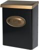 Architectural Mailboxes Designer Locking Wall Mount Mailbox, Black, Medium New In Box $89