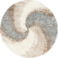 Orren Ellis Abstract Indoor 5 ft. Round Rug $199