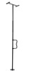VEVOR Floor-to-Ceiling Transfer Pole, Tension Mounted Bathroom Grab Bar with Anti-Slip Curve Handle, 300 Lbs Capacity Security Pole for Elderly, Ideal Senior Safety Pole for 7-10 Ft Ceilings, Black New In Box $299