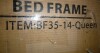 17 Stories Queen Size 14" Metal Bed Frame, No Box Spring Needed, Slots for Headboard Attachment, No Noise $199 - 2