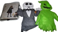 Home Accents Holiday Oogie Boogie Scarecrow / Jack Skellington Yard Decor / Assorted