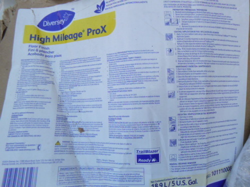 Diversey High Mileage Prox Floor Finish, 5 Gallon