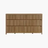 SICOTAS Prelude 7 Drawer Dresser for Bedroom, 2Piece 55.2'' Wide Large Chest of Dresser, New Open Box $899