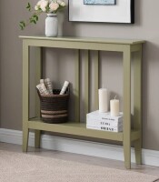 Lark Manor&trade; Narrow Console Table with 2-Tier Storage Shelf, Wood Entryway Table or Slim Sofa Table for Hallway or Behind Couch $199