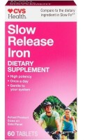 CVS Health Slow Release Iron Tablets, 60 Count / CVS Health Iron 65 Mg Usp, Dietary Supplement, 90 Tablets New Assorted Best by 11/2027