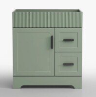 ECLIFE 30" Freestanding Single Bathroom Vanity Base, Green, New Open Box $399