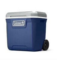 Coleman Classic Series Insulated Portable Rolling Cooler with Wheels, Leak-Resistant Outdoor Hard Cooler Keeps Ice up to 5 Days, 65-Quart New Shelf Pull $99
