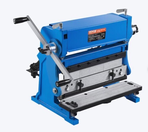 VEVOR 3-In-1 Combination Shear Brake Roll Machine Bench Grinder and Vise Stand New Floor Model $499