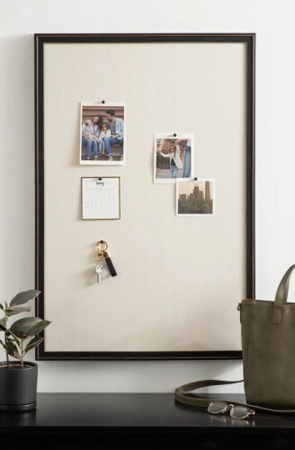 Wildon Home&reg; Farhod Wall Mounted Bulletin Board, 36" H x 24" L New In Box $199