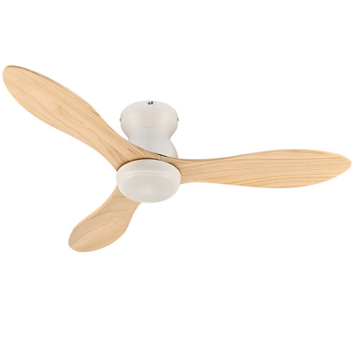 Ebern Designs 42" 3 - Blade Flush Mount Modern Farmhouse Small Room Led Ceiling Fan With Light And Remote New In Box $299
