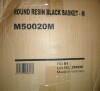 Ebern Designs Round Resin Woven Wicker Basket with Handles New In Box $99 - 2