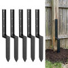 LumiParty 6-Pack Heavy-Duty Fence Post Repair Kit, Metal Support Stakes for Garden Fencing, Quick Fix for Broken or Leaning 4x4 & 6x6 Wood Posts New In Box $199
