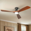 Wrought Studio&trade; Karlena 52'' Dimmable Ceiling Fan with Lights and Remote Control 3CCT Reversible DC Motor Timer Memory New In Box $299