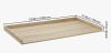 Latitude Run&reg; Royxen Laundry Countertop Solid Wood, Countertop for All Front-Loaded Washing Machine New In Box $199
