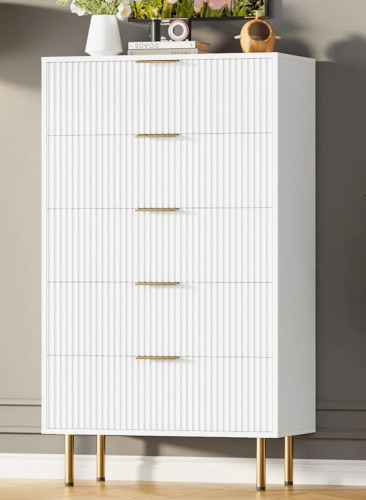 Mercer41 5 Drawer Dresser, Dresser For Bedroom, 47.9" Tall Dressers Chest Of Drawers $399