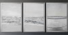 Hokku Designs Gentle Tides I -Custom Framed Wrapped Gallery Canvas - 3 Pieces, 24" x 36" New In Box $299