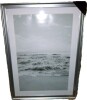 Hokku Designs Gentle Tides I -Custom Framed Wrapped Gallery Canvas - 3 Pieces, 24" x 36" New In Box $299 - 2
