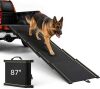 unipaws 87" Extra Long Telescoping Dog Ramp for Car, SUV & Truck, 20" Wide Portable Pet Ramp with Non-Slip Surface, Reflective Strips & Gentle Slope for Dogs Up to 100 LBS New In Box $199
