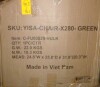 Latitude Run 19" Upholstered Fabric Fully Assembled Swivel Accent Armchair in Green New in Box $699 - 2