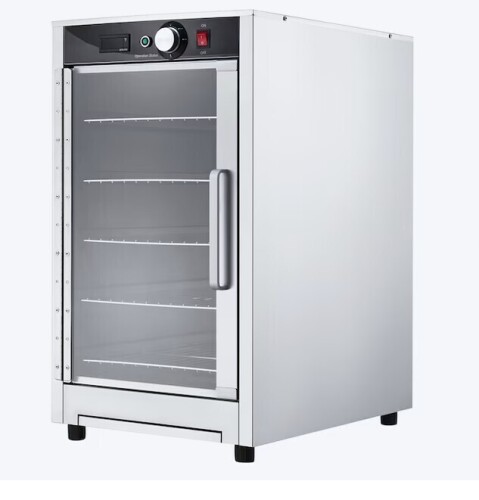 VEVOR Electric Hot Box Food Warmer 5-Tier Commercial Warming Cabinet with Water Tray Glass Door and Adjustable Shelves Stainless Steel Food Warmer Cabinet for Restaurant Kitchen Pizza Chicken New in Box $599