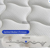 Alwyn Home 12" Full Size Hybrid Mattress Medium Plush Cooling Gel Memory Foam CertiPUR US Certified New in Box $599