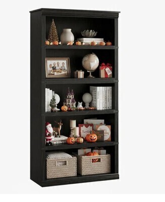 17 Stories 5 Tier Bookcase, Farmhouse Book Shelf with Storage Open Display Bookshelves, 67.4" Tall Book Case Wooden 5 Shelf Bookcase Home Decor Furniture for Home Office, Living Room, Bed Room,67.4" H x 31.4" W x 12.7" D new in Box $299