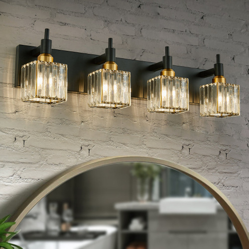 Everly Quinn 4-Light Taevion Dimmable Vanity Light $299