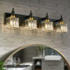 Everly Quinn 4-Light Taevion Dimmable Vanity Light $299